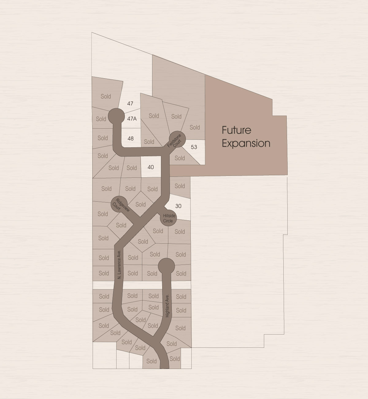 Stoneridge Estates Large Map